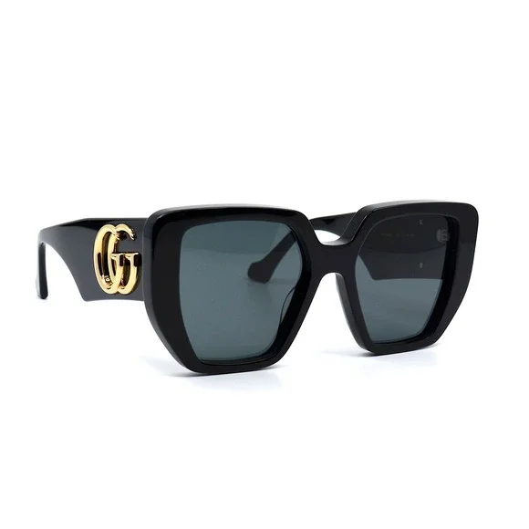 GUCCI GG0956S 003 BLACK GREY WOMEN'S AUTHENTIC SUNGLASSES - Picture 3 of 10